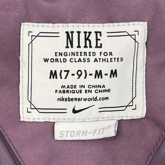 Nike Purple Tie Dye Storm-Fit JacketPerfect for Any Season
